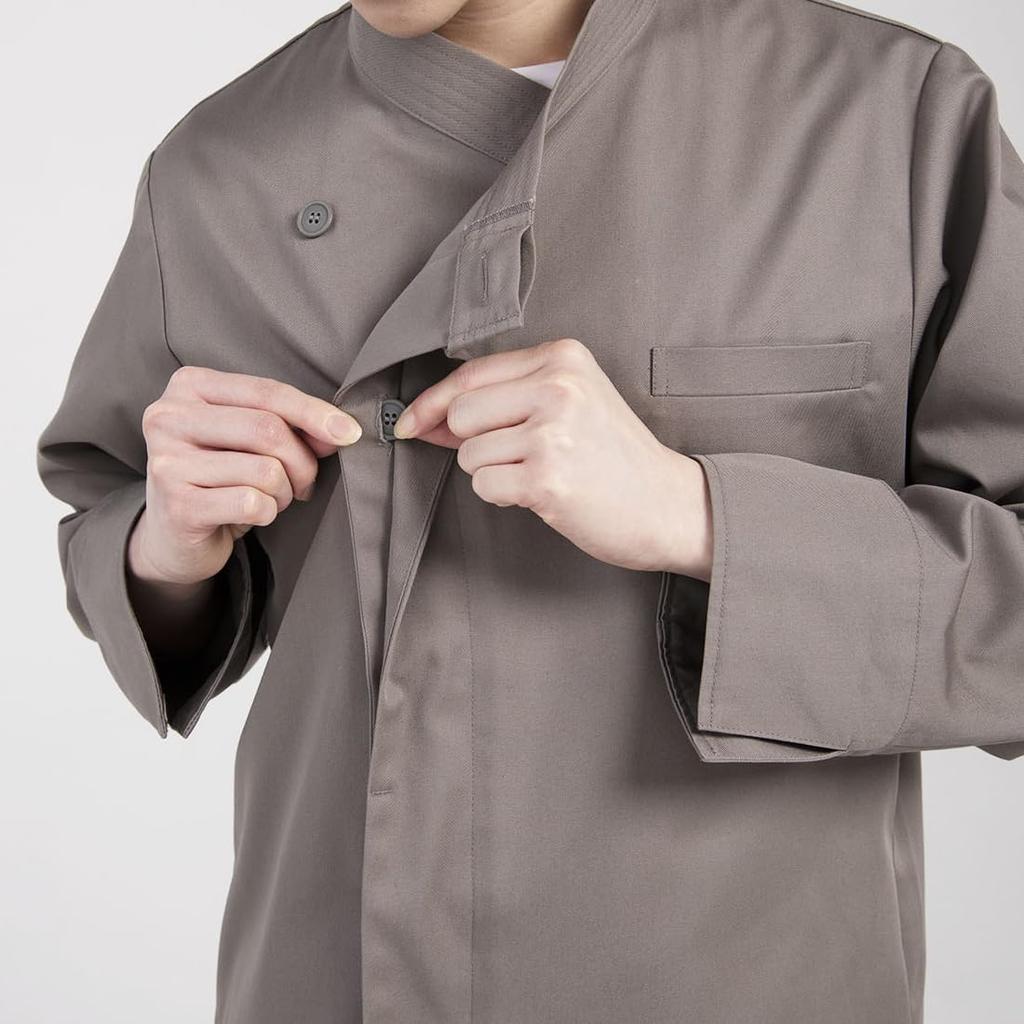 Seven Uniform EA3079-8 Пальто/Длинный рукав, Бежевый, Размер 4L