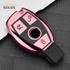 Soft TPU Car Remote Key Case Cover Fob for Mercedes Bnez CLA GLC GLA GLK W203 W210 W211 W204 W176 A B C R Class AMG Accessories