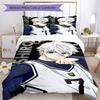 3pcs Nagi Seishiro BlueLock Bedding Set Duvet Cover Closure Includes 1 Duvet Cover & 2 Pillowcases, Soft and Comfortable for All Seasons.