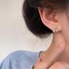 Серьги-вишни из серебра 925 пробы — модный минималистичный корейский стиль для студентов