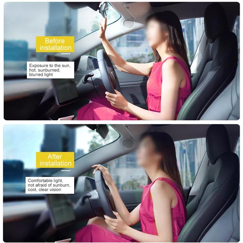 5/15/35% VLT Heat  UV Block Professional Window Tint Adhesive Film Auto Car Automotive Window Film DIY Glare Control UV Blocking