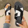Summer Set-toed Slippers Women's Summer Ladies Casual Sandals Flat-bottomed Large Size Beach Shoes Sandals and Slippers