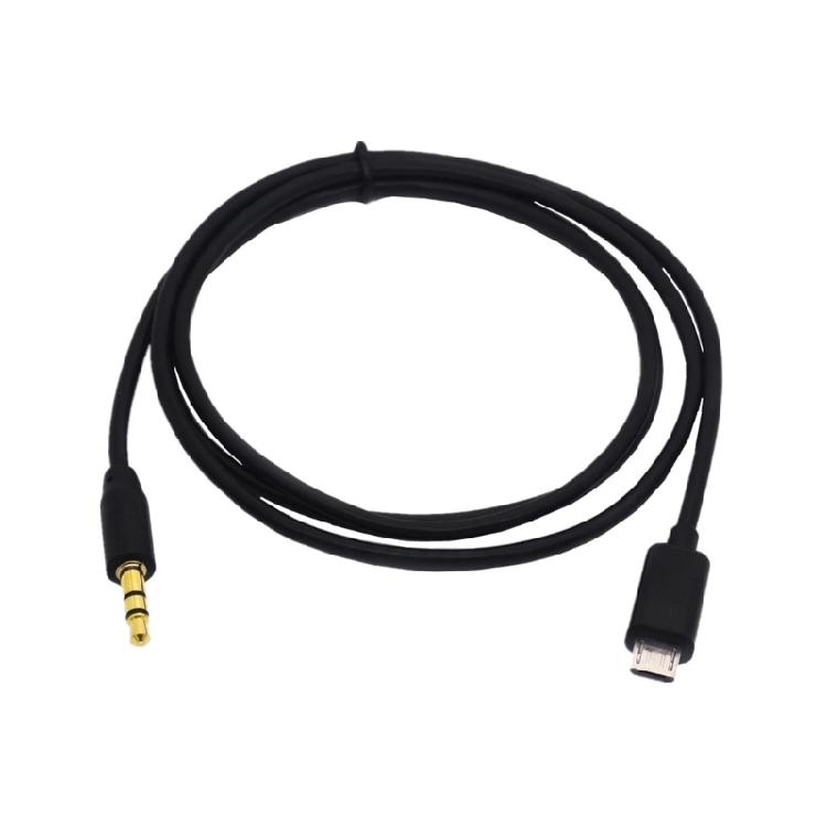 Premium Micros USB to 3.5mm Audios Car Auxs Cable Male to Male for NOTE2 N7100 NOTE3 N9000 Enhances Sound Quality in Car