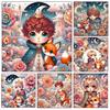 New 5DDIY Diamond Painting "The Little Prince, Rose, and Little Fox" Animated Full Diamond Bedroom Healing Warm Cross Embroidery