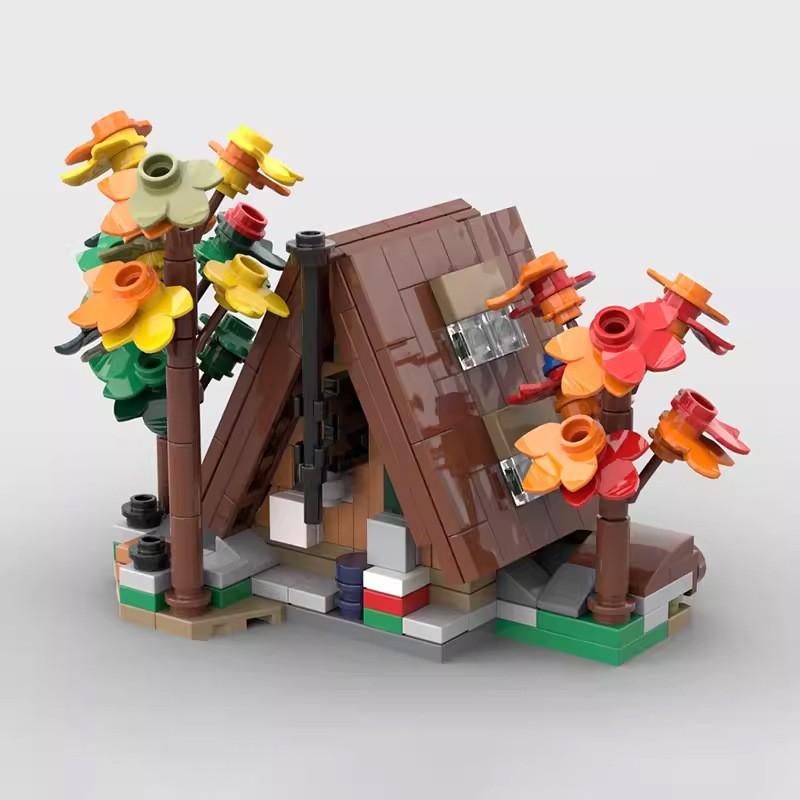 Классический Строительный Мини-134948 Совместимая Лесная Хижина Ручная Сборка Строительный Блок Творческий Подарок