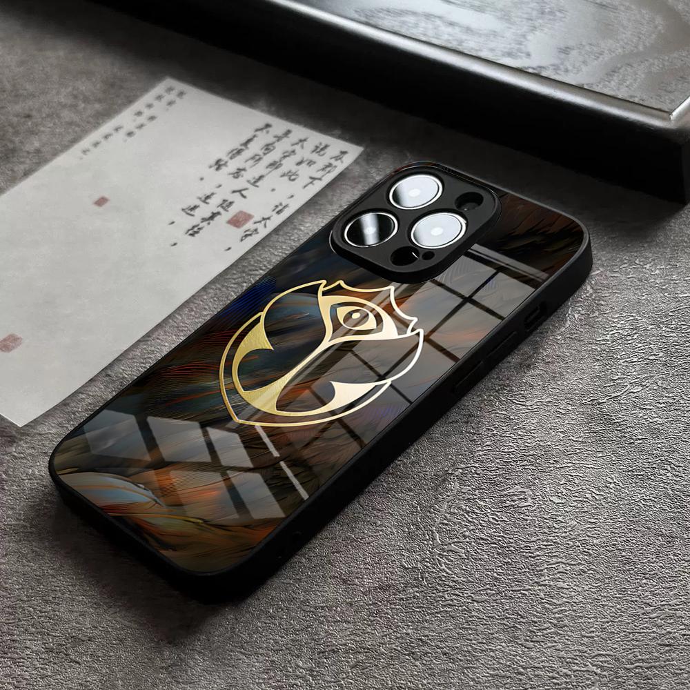 Чехол для телефона T-TomorrowlandS для IPhone 17 Pro Max 15 14 Pro 12 11 13 Mini X XR XS 16 Plus SE Стеклянная крышка