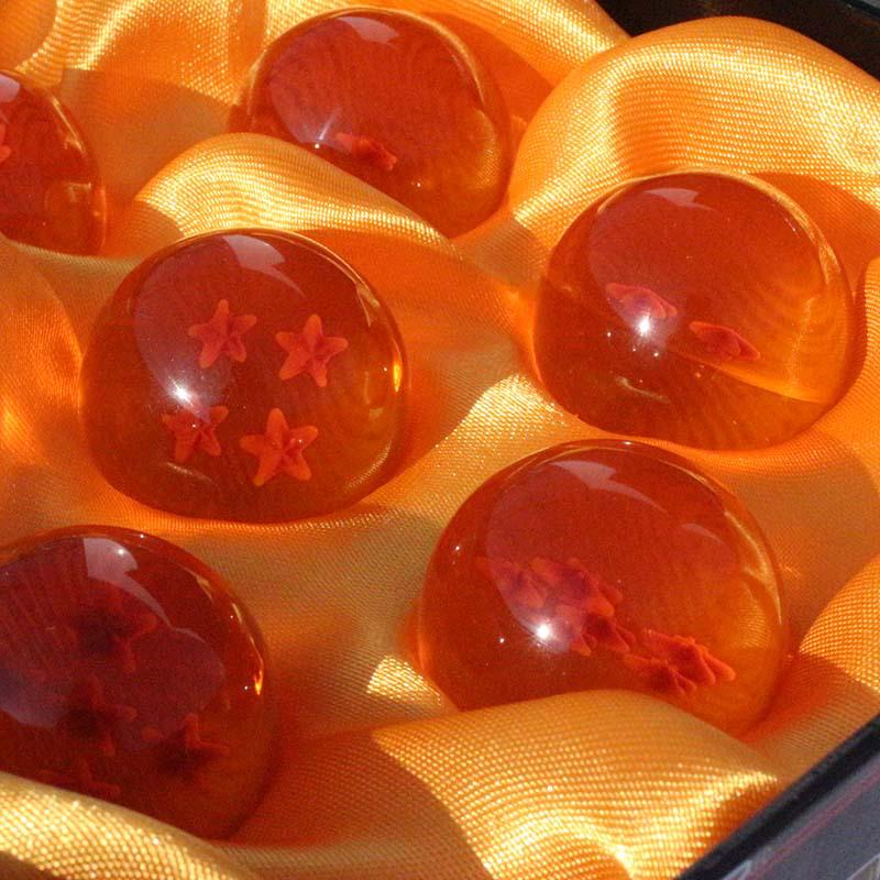 Hot 3.5-5.7Cm  Z 7 Stars Crystal Ball Dragonball  Action Figures Collectible Box Packaged Free Shipping Gifts