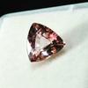 Natural Padparadscha Sapphire 7 Carat Trillion Cut   Loose Gemstone