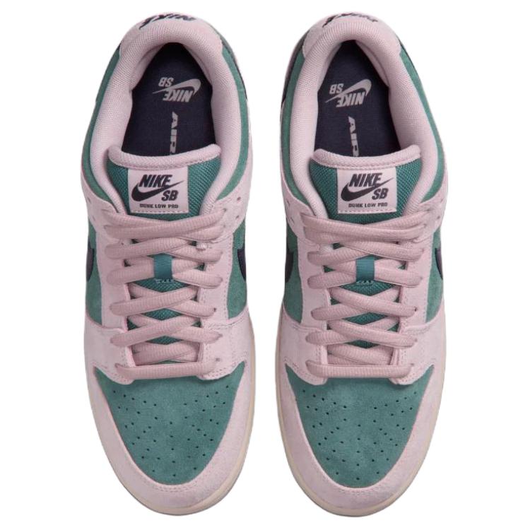 Nike Кроссовки Dunk SB Low top для скейтбординга, унисекс, розово-зеленые, HQ1625-300