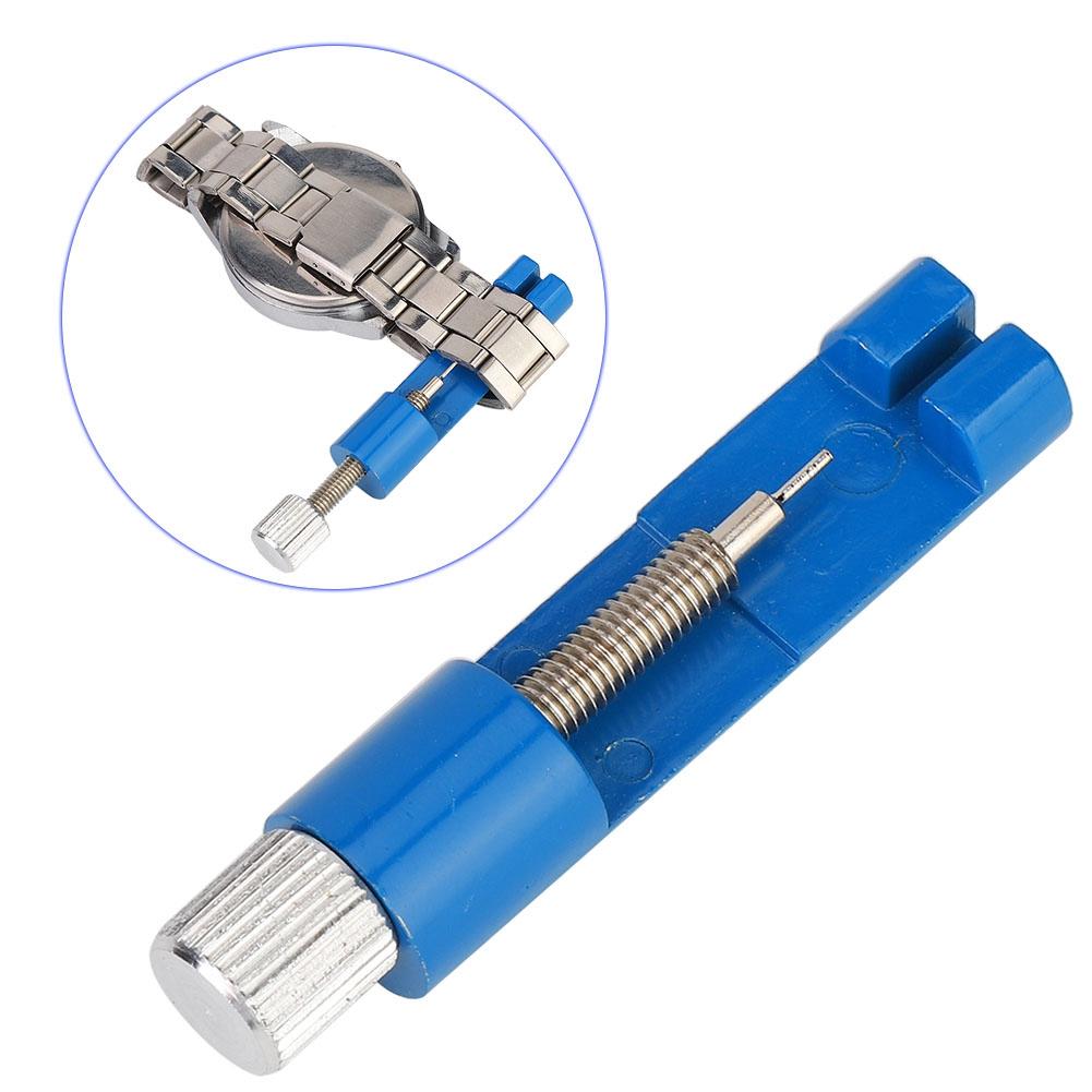 Metal Watch Band Strap Bracelet Adjuster Tool Link Pins Remover Repair Watchmaker (Blue)