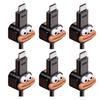 6/12Pcs Cartoon Magnetic Cable Organizer Clip Self-adhesive Home Office Desk Phone Charging Data Cord Holder Keeper Power Wire Management Clamp