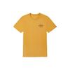 Vans Спортивная повседневная футболка с коротким рукавом, мужские топы, желтая VN0A4P4X50X