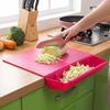 2-in-1 Vegetable Cutting Board Thicken Plastic Food Container  Food Preparation