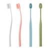 A Toothbrush That Easily Cleans Even the Backs of Your Molars | Perforated Design Promotes Drying and Hygiene [Good Design Award Winner] Regular, 4-Pi