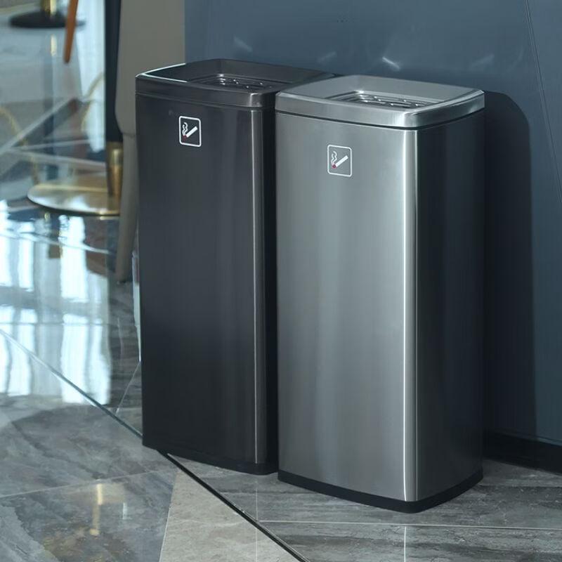 Stainless Steel Commercial Ashtray Trash Bin