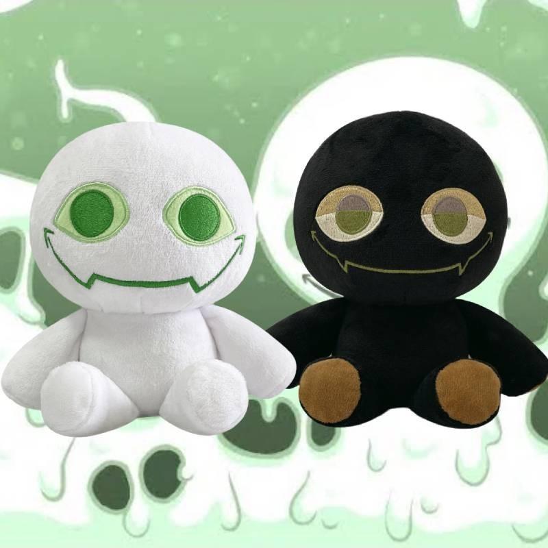 Cross-border Slap Battles Bob Game Peripheral Black White Doll Plush Toy Custom Design