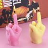 3D Middle Finger Silicone Mold for DIY Scented Candle or Plaster Ornament