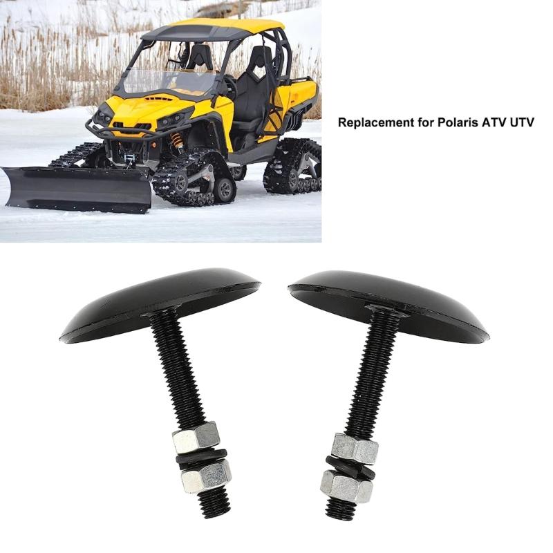 Для SportsmanRanger Razor Квадроцикла Снежный Отвал Лезвия Скользящие Опоры Комплект Сталь 2873423 2 шт.