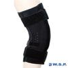 Поддерживающий эксклюзивный GR9 BLK черный наколенник мокрый материал с отверстиями окружность WSP. (L (Колено 38-43см))