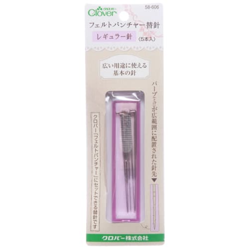 Clover Игла для валяния с войлоком, сменная игла, обычная игла 58-606