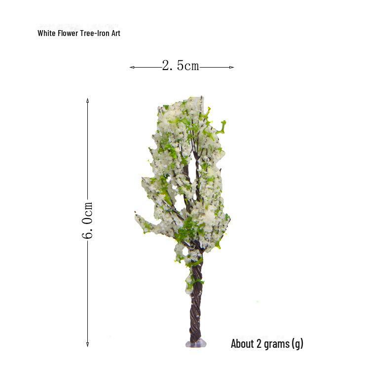3D-имитация розового цветочного дерева — креативное искусственное дерево для самостоятельного ландшафтного дизайна и микросадоводства с небольшими кукольными украшениями.
