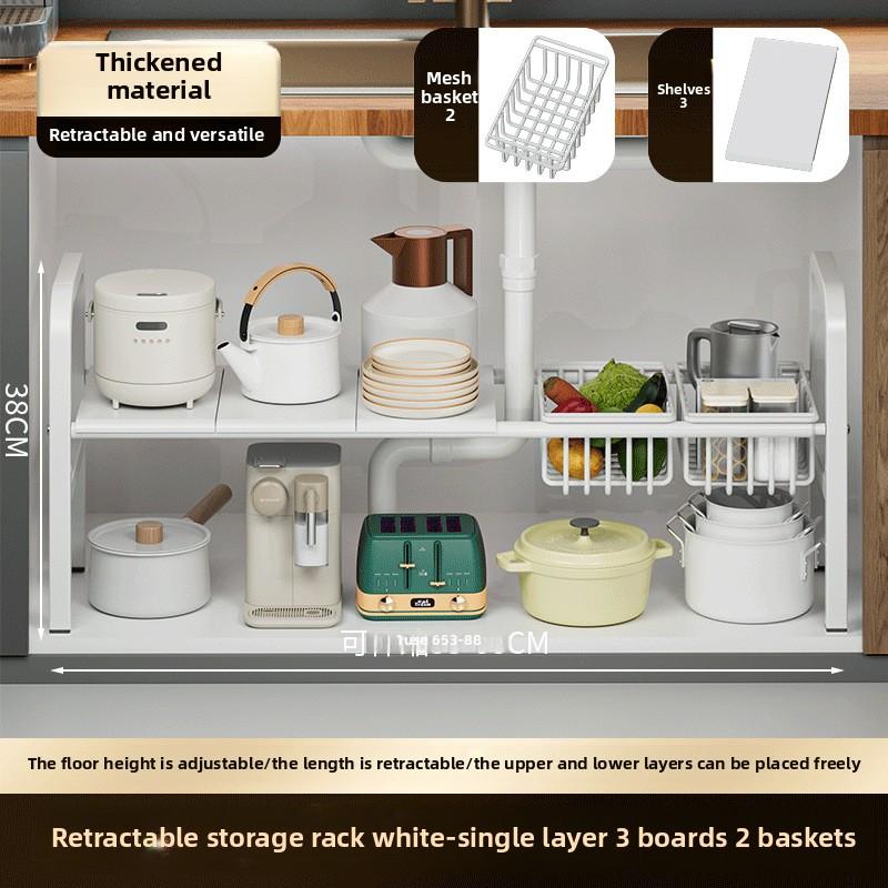 Новая полка для раковины, столешница, многоуровневый шкаф, регулируемая высота, многоцелевое хранение, кухонное хранение, оптовая продажа