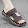Men's Sandals Summer Outdoor Waterproof Anti Slip Casual Sandals Thick Soled Comfort Beach Shoes Dual-purpose Driving Slippers