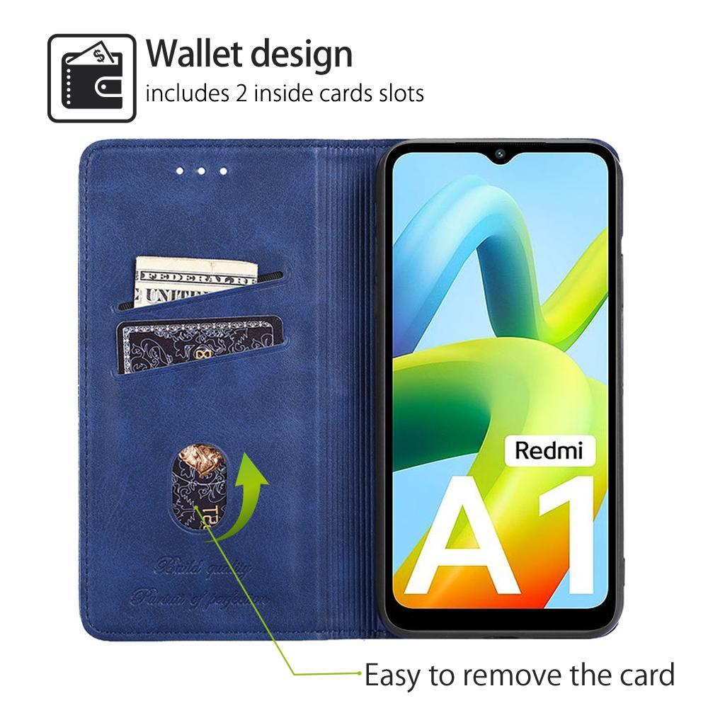 Флип-чехол-кошелек для Xiaomi Redmi Note 9 10 8 Pro 9C 9A 9T 8T 8A Poco X3 NFC M3 F3 Mi 11T 11 Lite, кожаная кобура в стиле ретро, ​​слот для карт, бампер для телефона