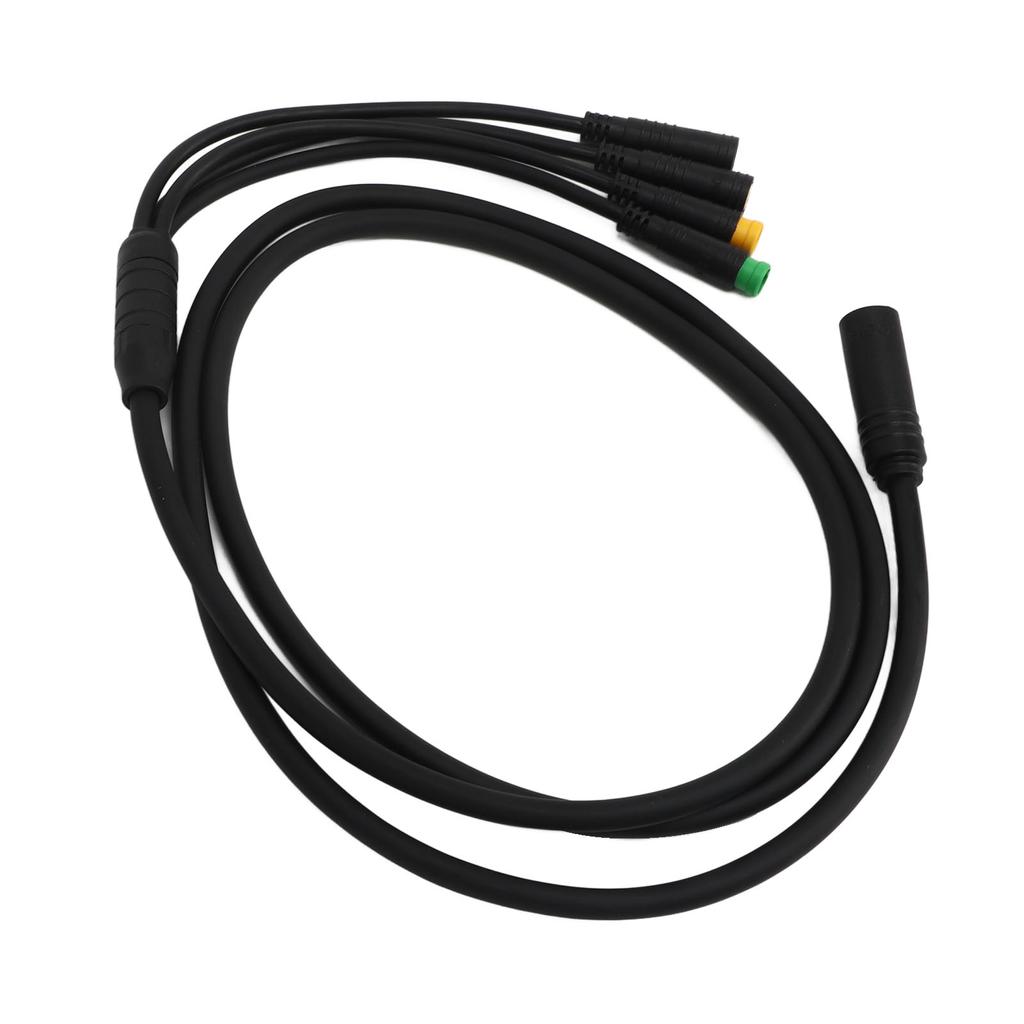 Кабель-переходник для велосипедного мотора, водонепроницаемый, 1 для 4, удлинитель для среднего привода для BAFANG BBS01