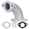26mm1.02in Carburetor Intake Manifold Pipe Set Aluminium Alloy Replacement for Kazuma Meerkat 50