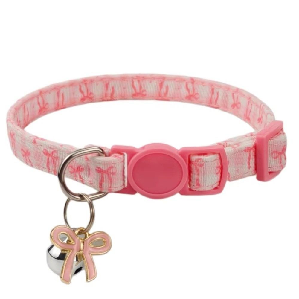 Adjustable Collar Pet Collar Bell Pendant Kitten Collar Cute Cat Neck Collar Cats Kittens