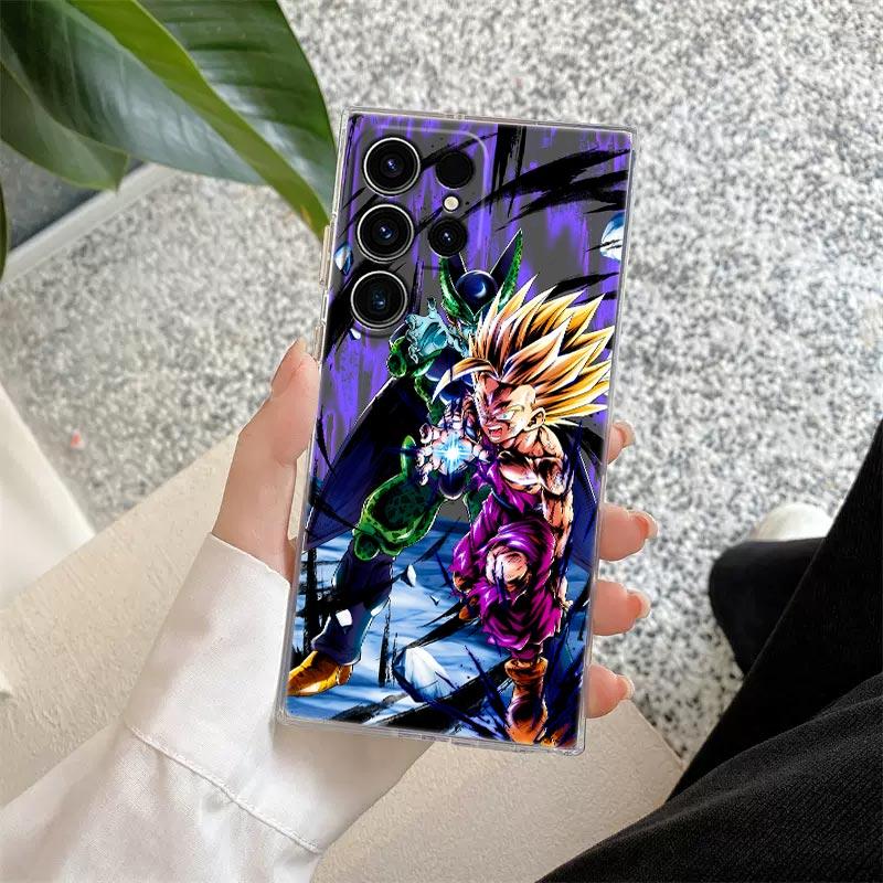 Goku Gohan Dragons Balls Z Anime S26 Ultra Case For Samsung Galaxy S25 S26 S24 S23 Ultra S22 S20 Plus S21 FE A57 5G Phone Cover
