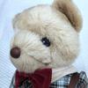 [USED] Oike Teddy Bear Plush Toy Vintage Gift from Fairy Tale Road