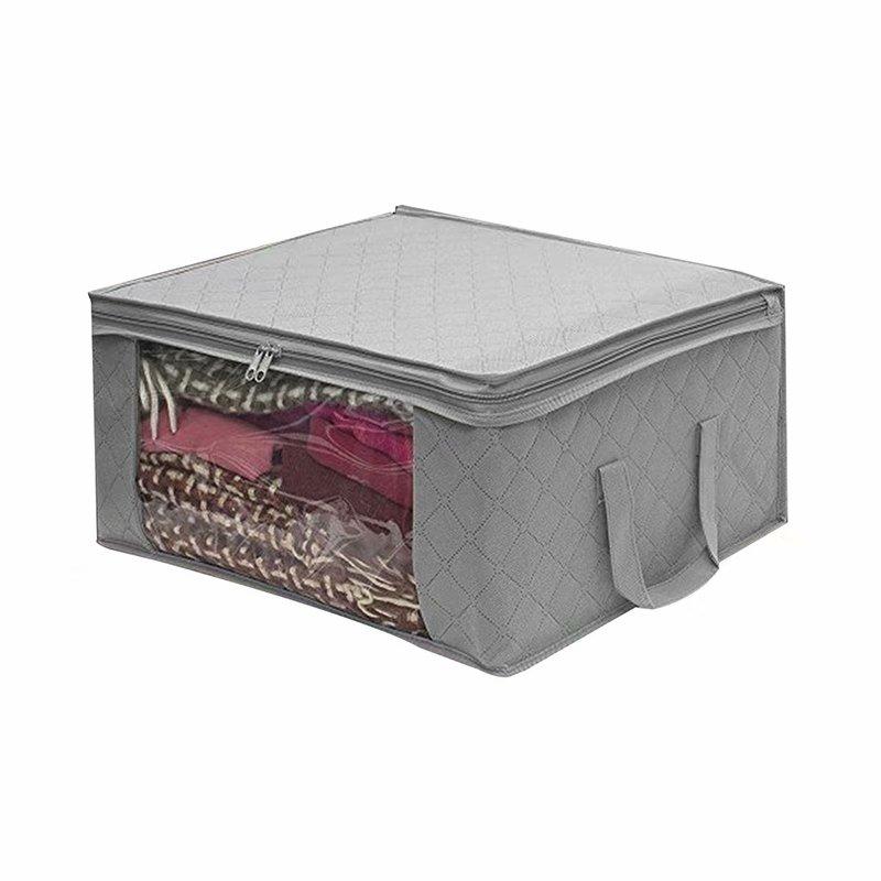 1/2/3Pcs Clothing Wardrobe Organizer Bag Clothes Blanket Quilt Closet Box Bag Home Foldable Storage