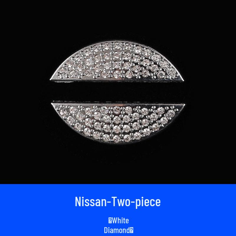 Наклейка со стразами на логотип руля - Стильное украшение салона автомобиля