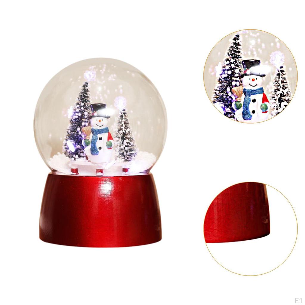 Snow Globe Lighted Christmas Decoration Festive Display Xmas Present