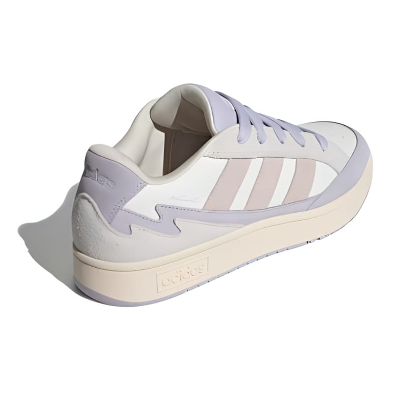 adidas WCARD ADV Нескользящие Устойчивые к истиранию Низкие Скейтбордические Кроссовки Женские Белый Серый Фиолетовый JH7186