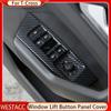 4Pcs Car Door Window Lift Panel Cover Sticker for Volkswagen VW T-Cross Tcross 2018    2022 2023 LHD