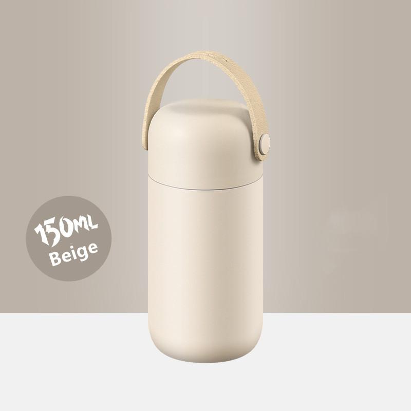 150 мл Мини-термос из нержавеющей стали 304, модная портативная карманная термокружка для кофе и чая, термос для воды, стакан