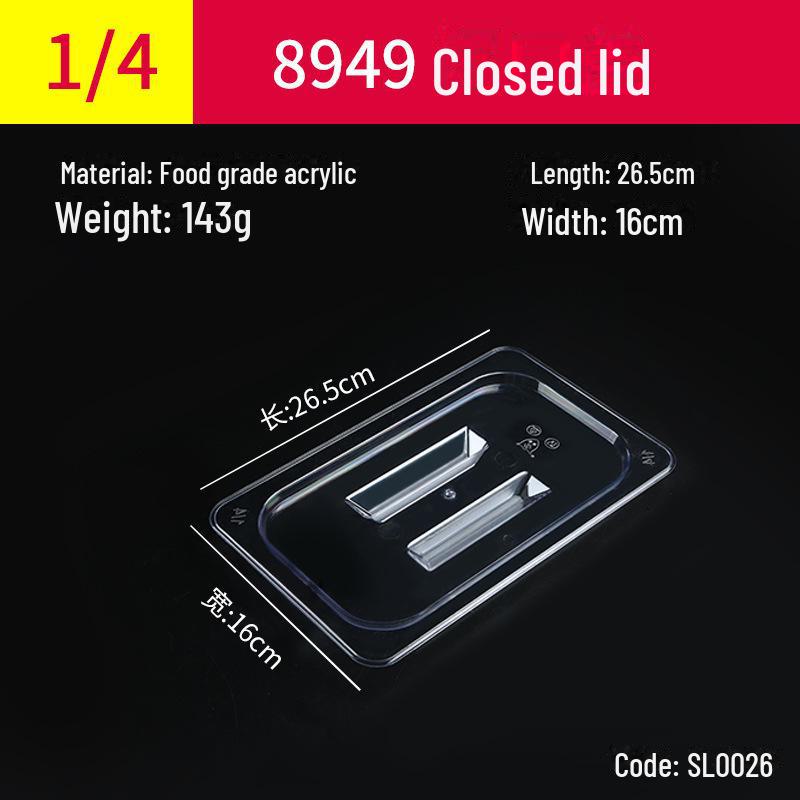Прозрачная прямоугольная акриловая чаша для горячего и ящик для хранения свежих фруктов