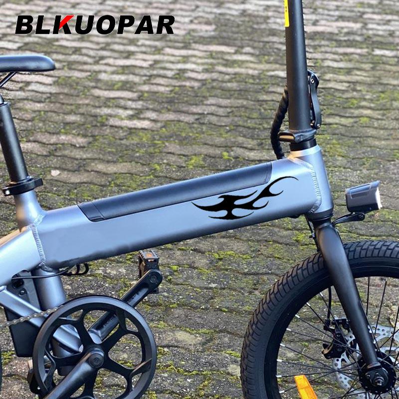 BLKUOPAR for Tribal Flame Car Stickers Sunscreen Occlusion Scratch Decal Vinyl Trunk Skateboard Bicycle Decor Car Door Protector