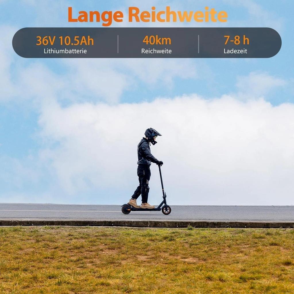 Electric Scooter Adult Kukirin S1 Max 8" 350W Motor Electric Scooter Foldable Top Speed 25Km/h 36V 10.4AH Range 39KM Load 100Kg