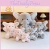 Toy Plush Elephant Animal Cartoon Cute Doll Room Decoration Child Holiday Gift