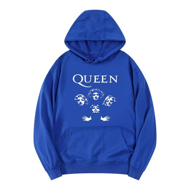 Толстовки с легендарной рок-группой Queen, женские уличные толстовки с капюшоном, пуловеры в стиле Харадзюку, спортивные костюмы унисекс, одежда