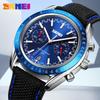 Мужские бизнес-кварцевые часы-хронограф с секундомером, водонепроницаемые, модные, с циферблатом со шкалой, повседневные