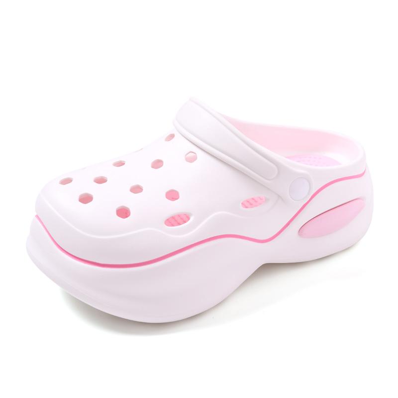 Женские тапочки на толстой подошве с закрытым носком, женские нескользящие сандалии, женская обувь для медсестер