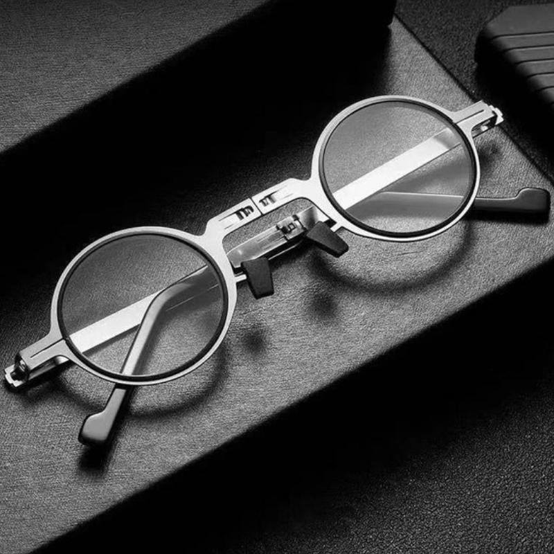 Folding Reading Glasses Blocking Anti Blue Light Glasses Reader Glasses Metal Eyeglasses