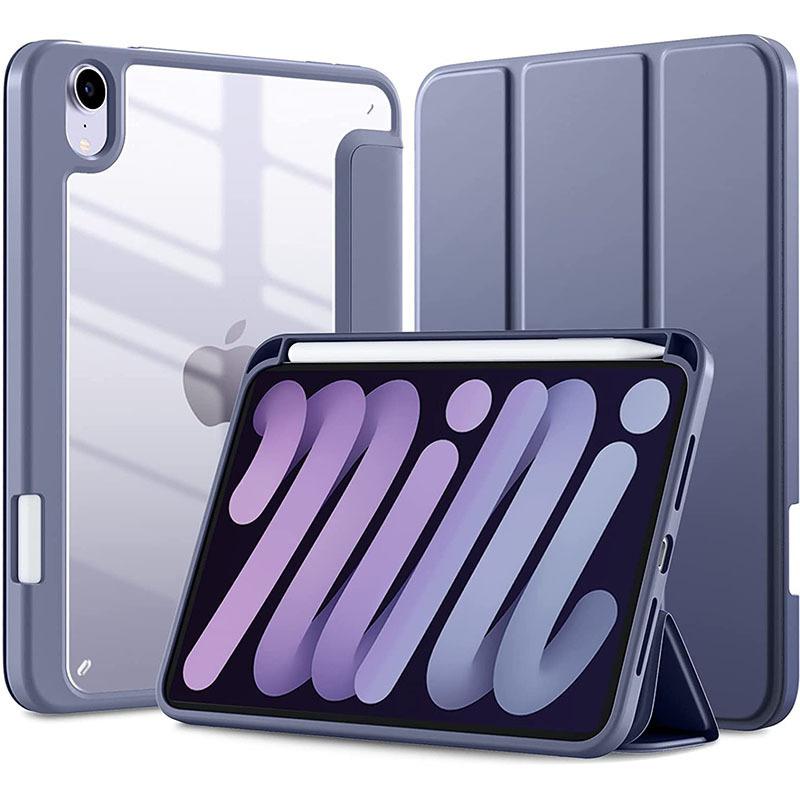 Чехол для планшета для iPad 12/11/10-го A18 2026 A16 11 дюймов 10.2 Air4/5/6/7/8 Прозрачная акриловая задняя панель TPU Защитная крышка с держателем для карандаша
