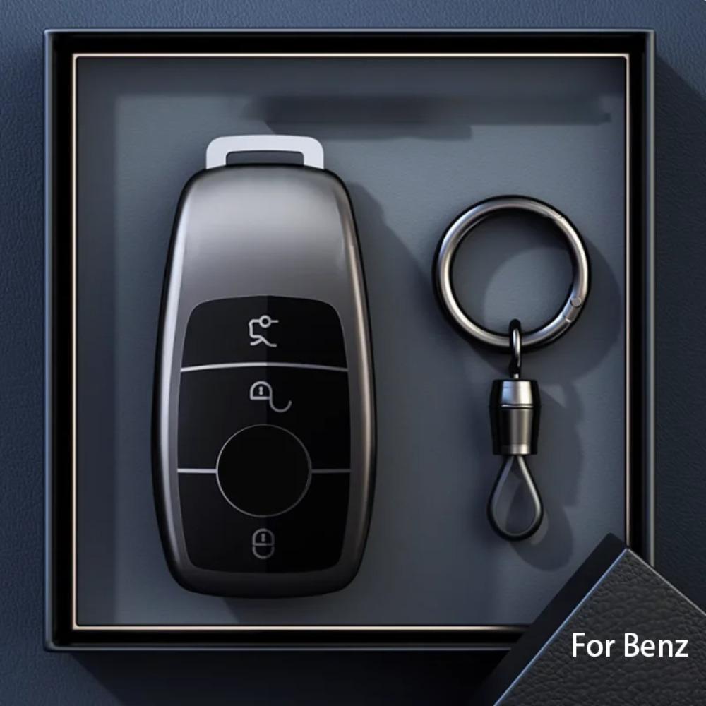 Титановый серый для Mercedes Benz E C S GLC класса E200 E400 E63 W213 S550 S560 C260 Умный пульт чехол для ключа автомобиля Аксессуары