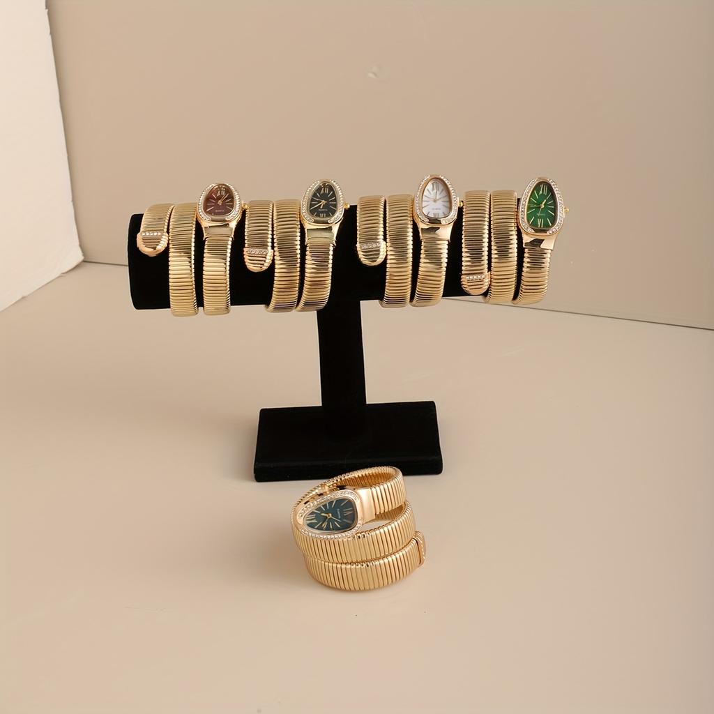 1pc-Luxury Ladies Quartz Watch Fashion Gold Ladies Watches Clock High-quality Stainless Steel Bracelet Wristwatch Gifts